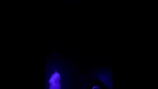 Quick Pee outside my house in UV light