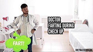 Doctor farting during check up