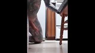 Kitchen floor n chair session