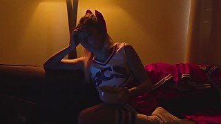 GirlfriendsFilms - Lesbian Cheerleader Ass-licked & Fucked With Toy