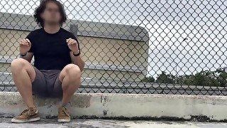 Masturbating by the Interstate (risky) Pt. 1