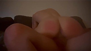 Riding my man’s big thick cock after a good spanking. Real Amateurs…..