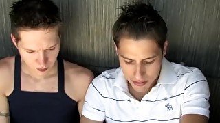 Twinks smoking and fucking passionately