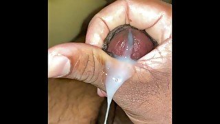 Huge load of cum - slow mo - super sexy cumshot