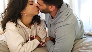 Real Couple Sextape - Passionate Kissing and Fucking - Creampie Ending