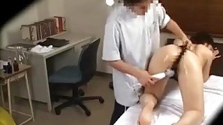 Asian Teenie Gets Ass And Twat Vibed Hard