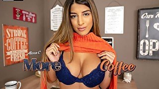 More Coffee featuring Alexa Campbell - ZexyVR