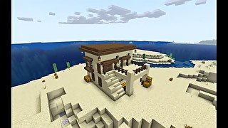 How to build Desert House in Minecraft (easy)