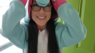 Nerdy Faery Pisses In Her Backyard Dressed As A Unicorn