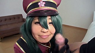 Army Officer Cosplay Sexy Blowjob - CosplayInJapan