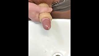 Intense cumming in fleshlight