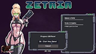 Zetria hentai pixel shooting game hot blondie big breasts fucking monsters