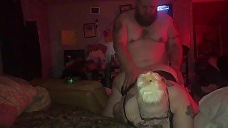 BBW gets what she wants from bearded daddy