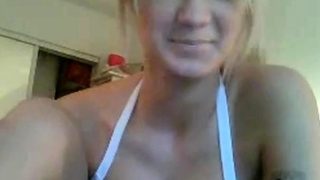 Fake tits Blonde Webcam