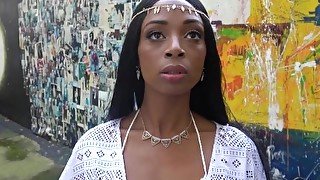 Fakehub - Interview With A Siren starring British ebony babe Lola Marie