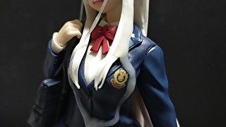 リゼロ　女子高生エキドナに精液ぶっかけ　フィギュアぶっかけオナニー