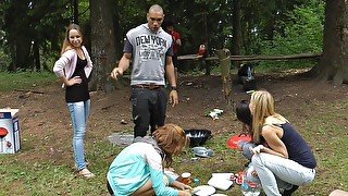 Albina & Hailey Ariana & Felony & Lindsey & Francheska & Angela in black guy fucking cute college girls in nature