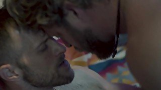 Sensual bareback fuck Logan Stevens and Paul Wagner