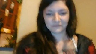 My cute teen girlfriend masturbate on a web camera