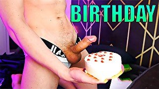 Hot Birthday Sex with Older StepBrother - Bareback Breeding Creampie