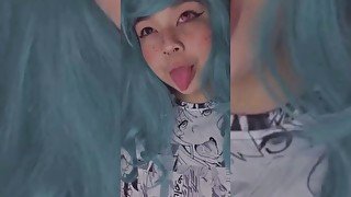 Cyb3rg1rl does Ahegao comp