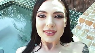 Marley Brinx can't get into fucking without giving her lover a footjob