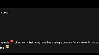 About my condom content - Miss Creampie