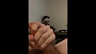 Solo male masturbation