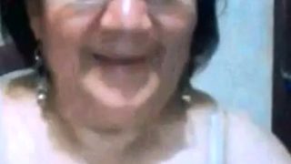 ecuadorian granny watching my cock