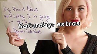 Kinky Misha Mayfair anally destroyed before tasting spunk