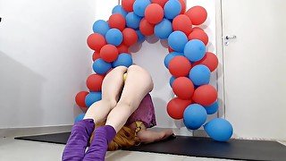 Balloon fetish have fun cumming jizzing and BlowUp