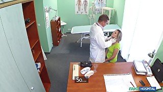 Naughty doctor loves to drill pussy of his blonde patient Samantha