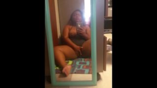 Cumming in Mirror - My Morning Orgasm