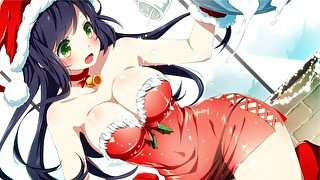 Preparing for Christmas party my virgin horny stepsister wants some special time Hentai uncensored