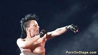 extreme fetish porn on public stage