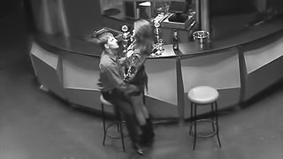 Security Camera At A Bar Film A Hard Fuck