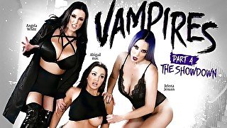 GIRLSWAY - Vampire Angela White And Her Leader Hard Fuck Abigail Mac To Make Her Of The Coven