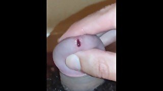 POV Close Up Pissing and My So Huge Dick Hole