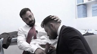 Muscle gay anal sex and cumshot