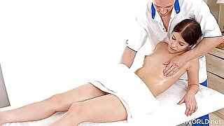 Viola Weber In Sweetie On The Massage Table