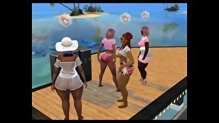 Sims 4 island dance