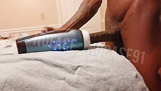 2 cumshots Testing out my new sex toy