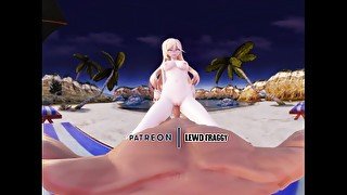 Honkai Impact - Durandal Beach Riding [4K VR Uncensored Hentai]