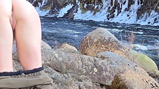 Outdoor Fuck By a River