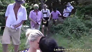 outdoor oktoberfest groupsex orgy