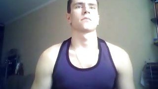 Handsome Russian Boy With Huge Cock & Sexy Tight Ass On Cam