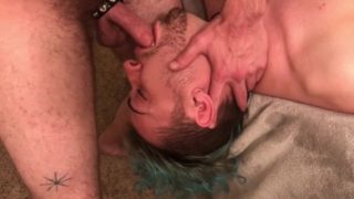 Submissive FtM Slut Deep throat  