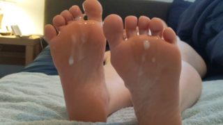 Cum on soft soles