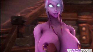 Warcraft draenei and elfs fucking session