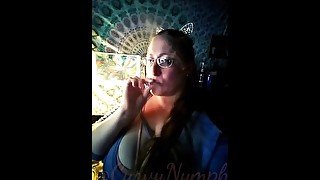 Curvy vs Bluntzilla - Smokig a Huge Blunt